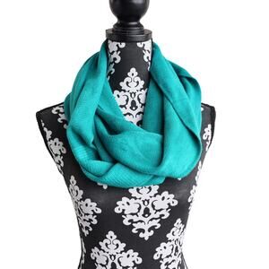Women's Teal Calvin Klein Infinity Scarf - One Size
